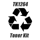 TK1264 Tech Remanufactured Kyocera TK-1264 Black Toner Kit / Cartridge
